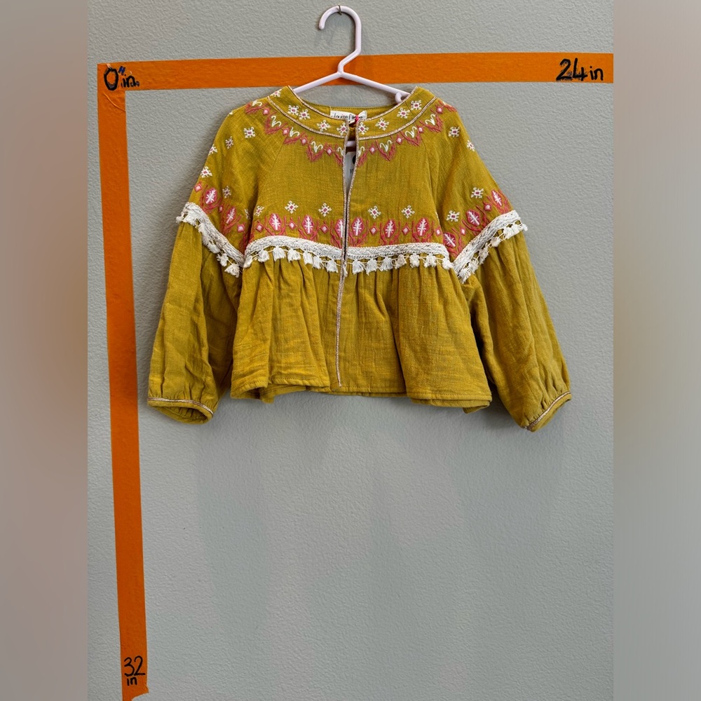NWT Louise Misha boho blouse, sz 4